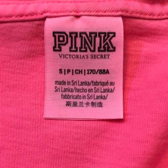 PINK- long sleeve crop top - Picture 2 of 2